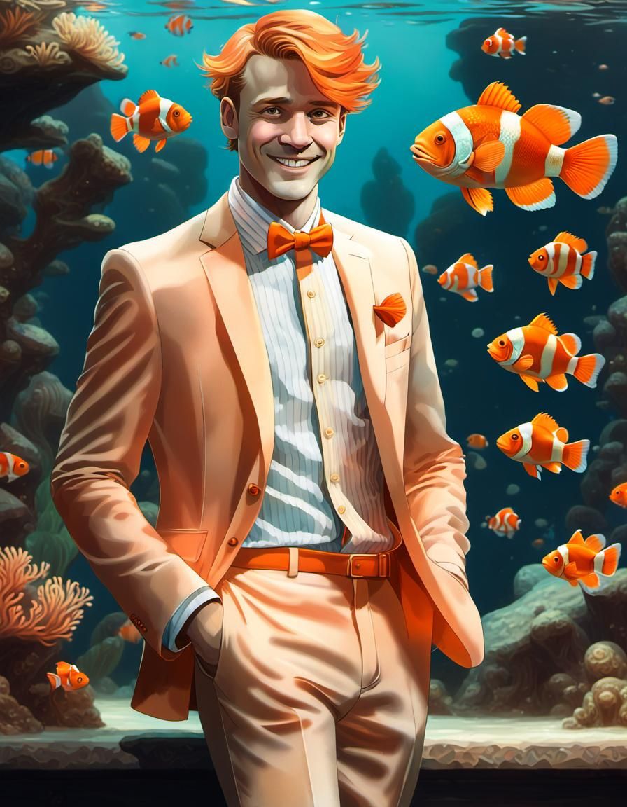 Marlin As A Human From Finding Nemo (Version 1)