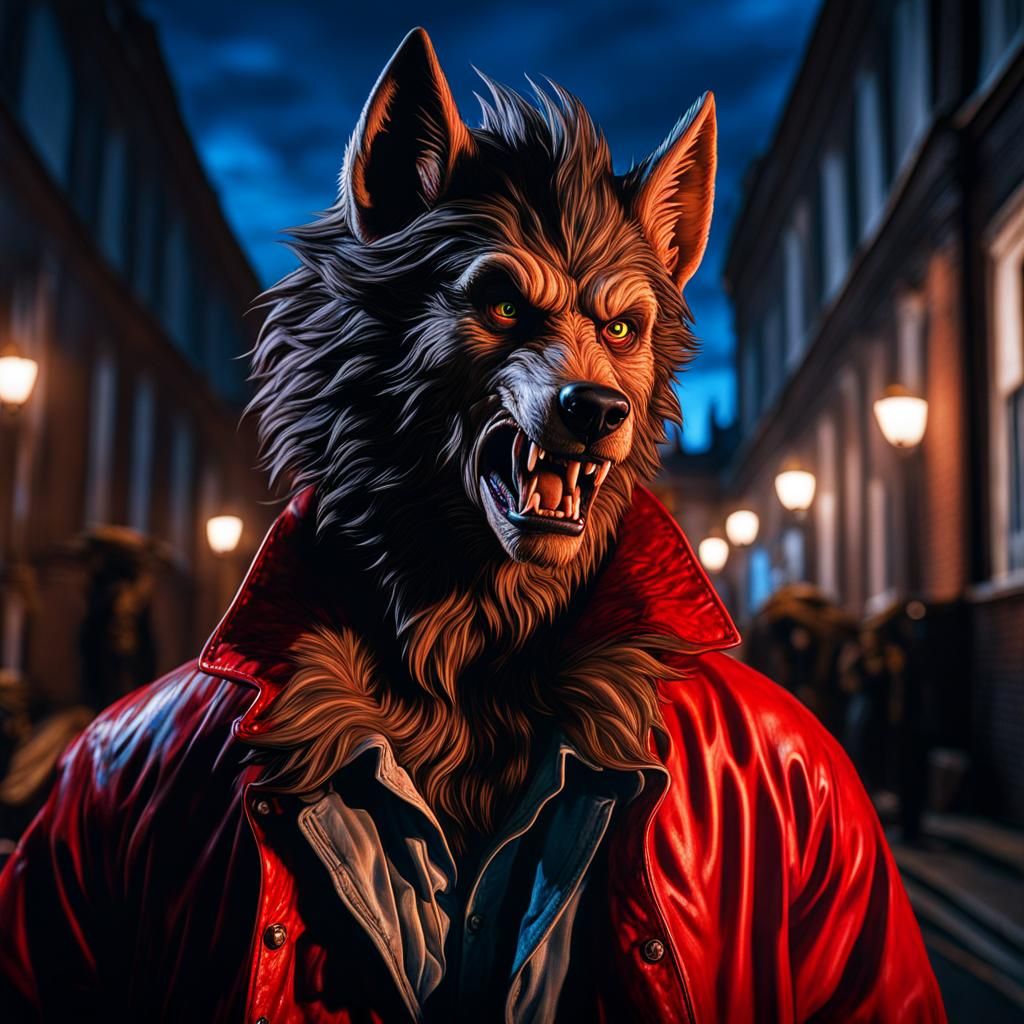 American Werewolf Transformation: Hyperrealistic Cinematic H...