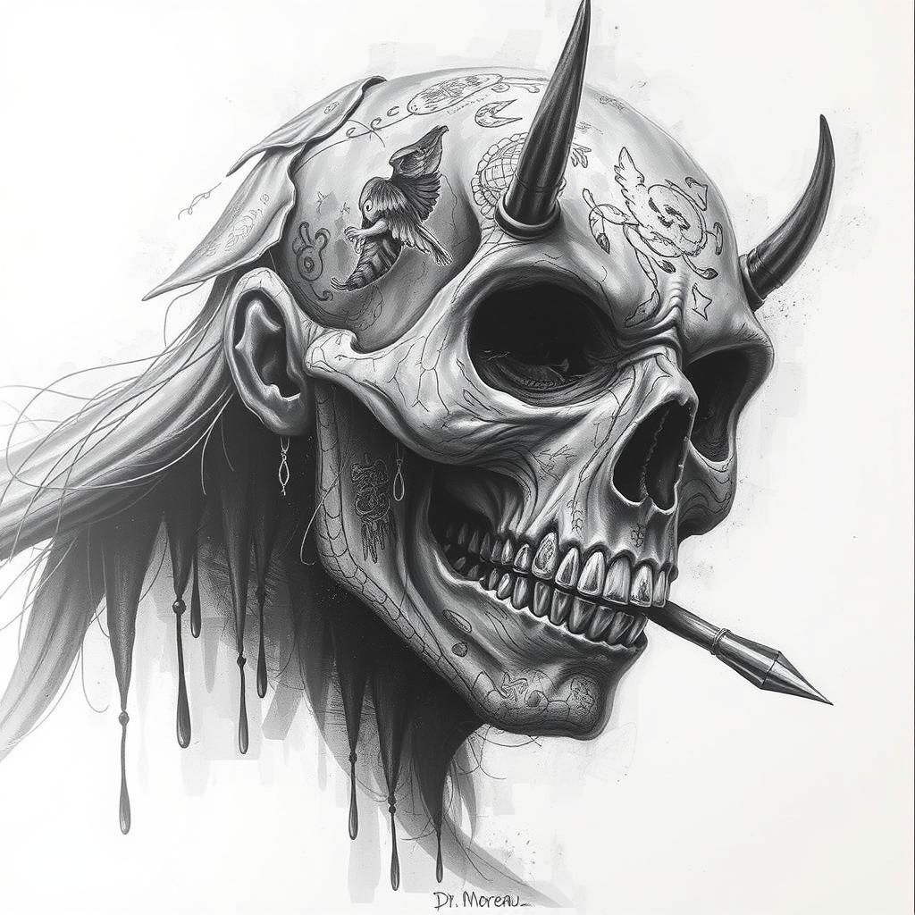 Surreal Contortionist in Fantasy Painting Style