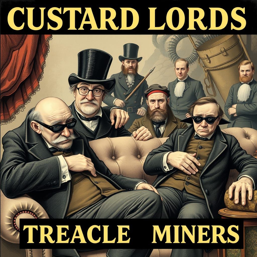 Victorian Caricatures: Custard Lords and Treacle Miners