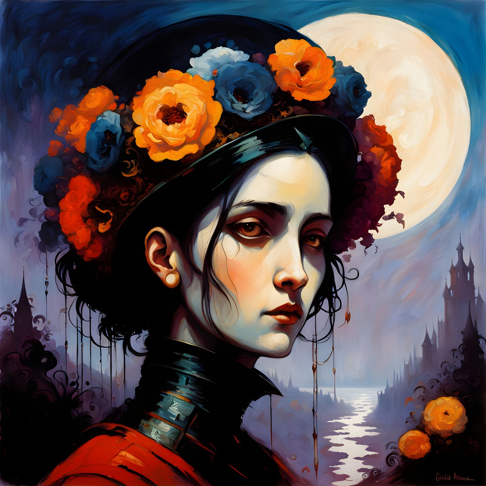 Vibrant Dreamscapes in Warm, Deep Colors