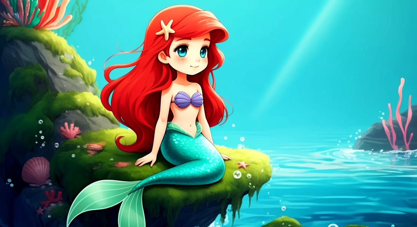 Little Mermaid Funko Pop in Anime Style