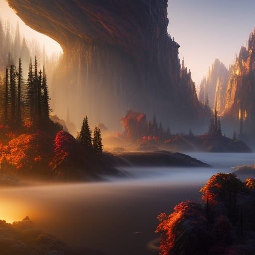 Hyperrealistic Fairy in Dramatic Lighting as Digital Art