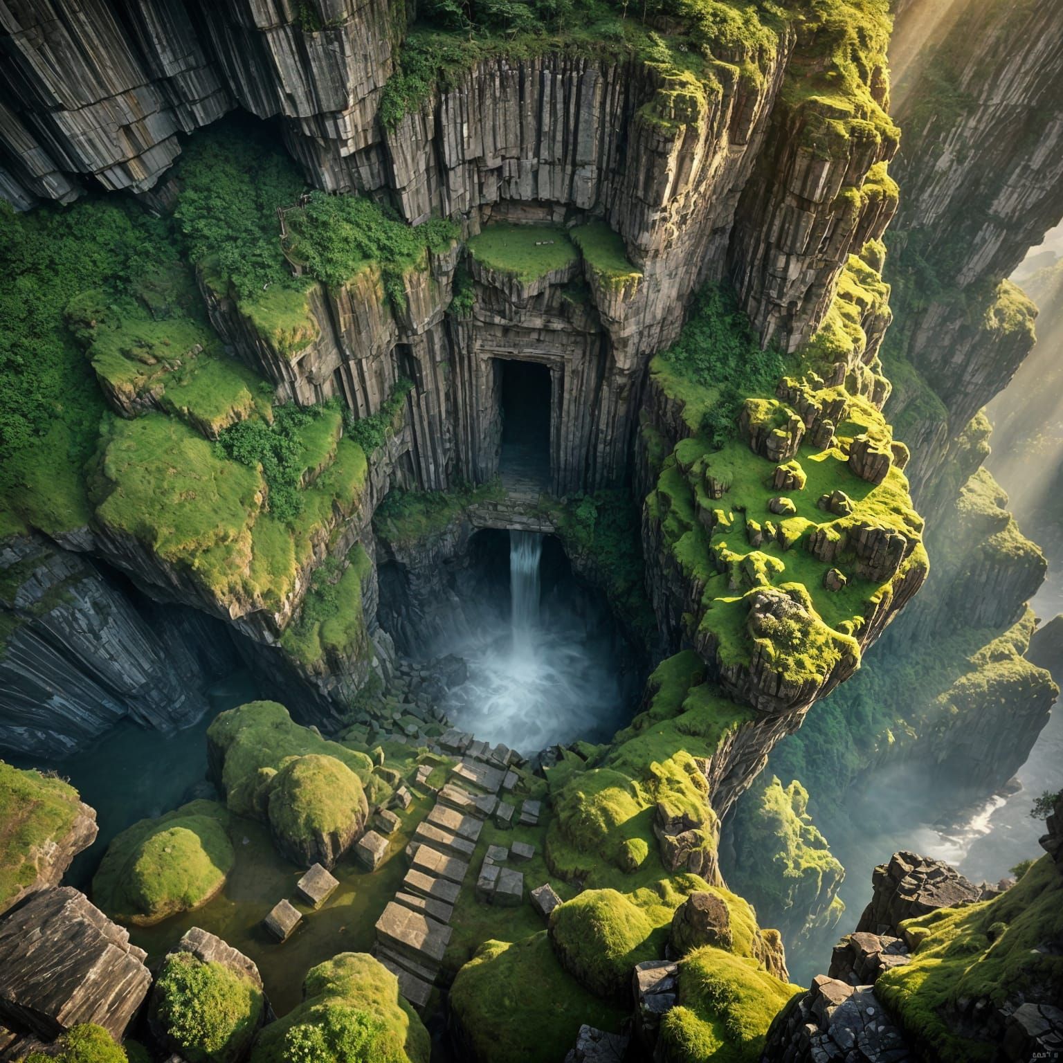 Fantasy Landscape Inspired by Son Doong Cave
