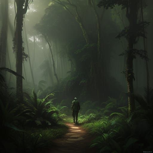 Jungle Explorers in Greg Rutkowski Style