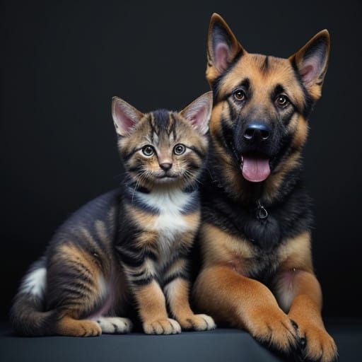 Vibrant Sunset Encounter