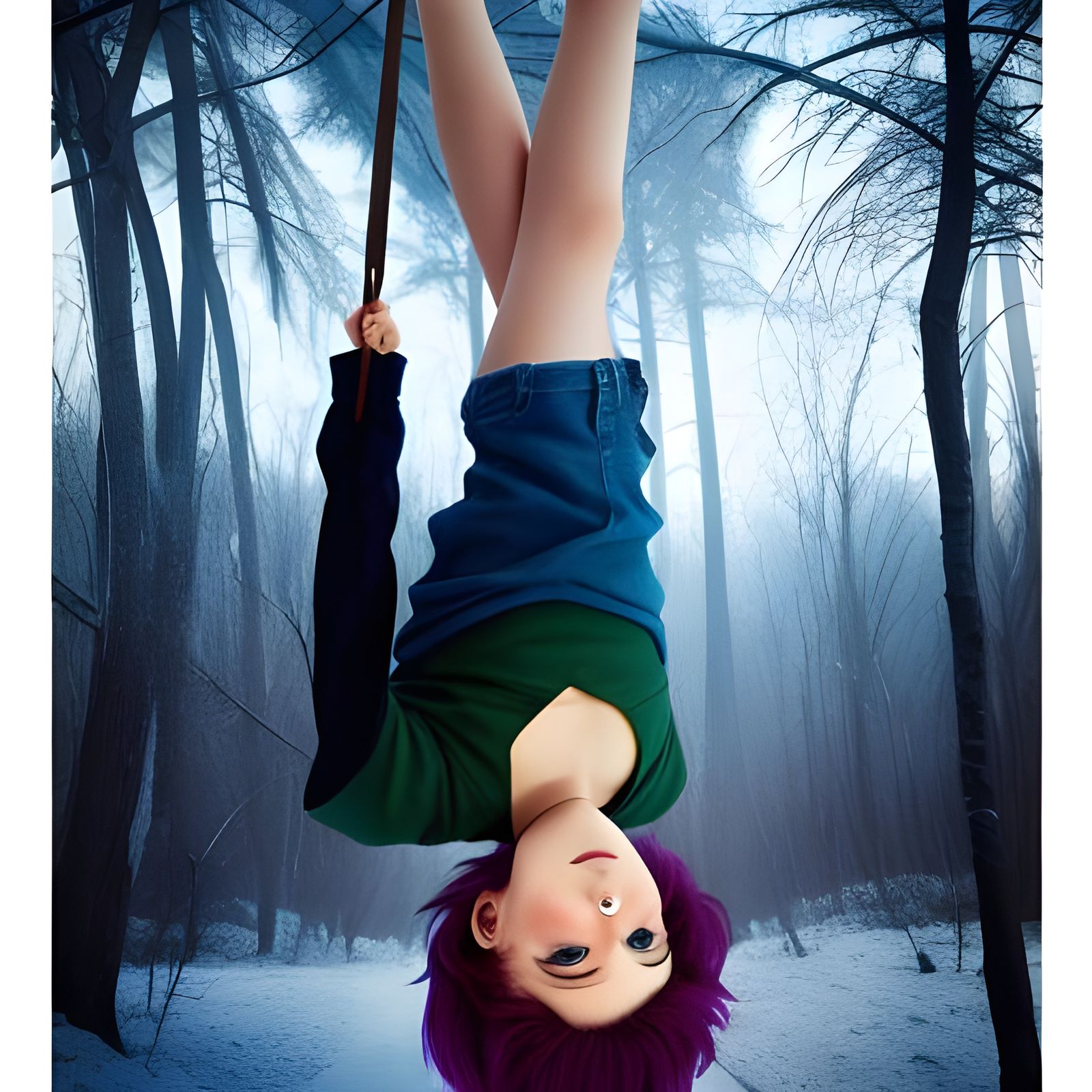 Inverted Perspective: An Upside-Down World