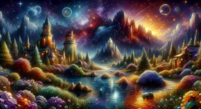 Crystal Geode Garden: 3D Gemstone Resin Art