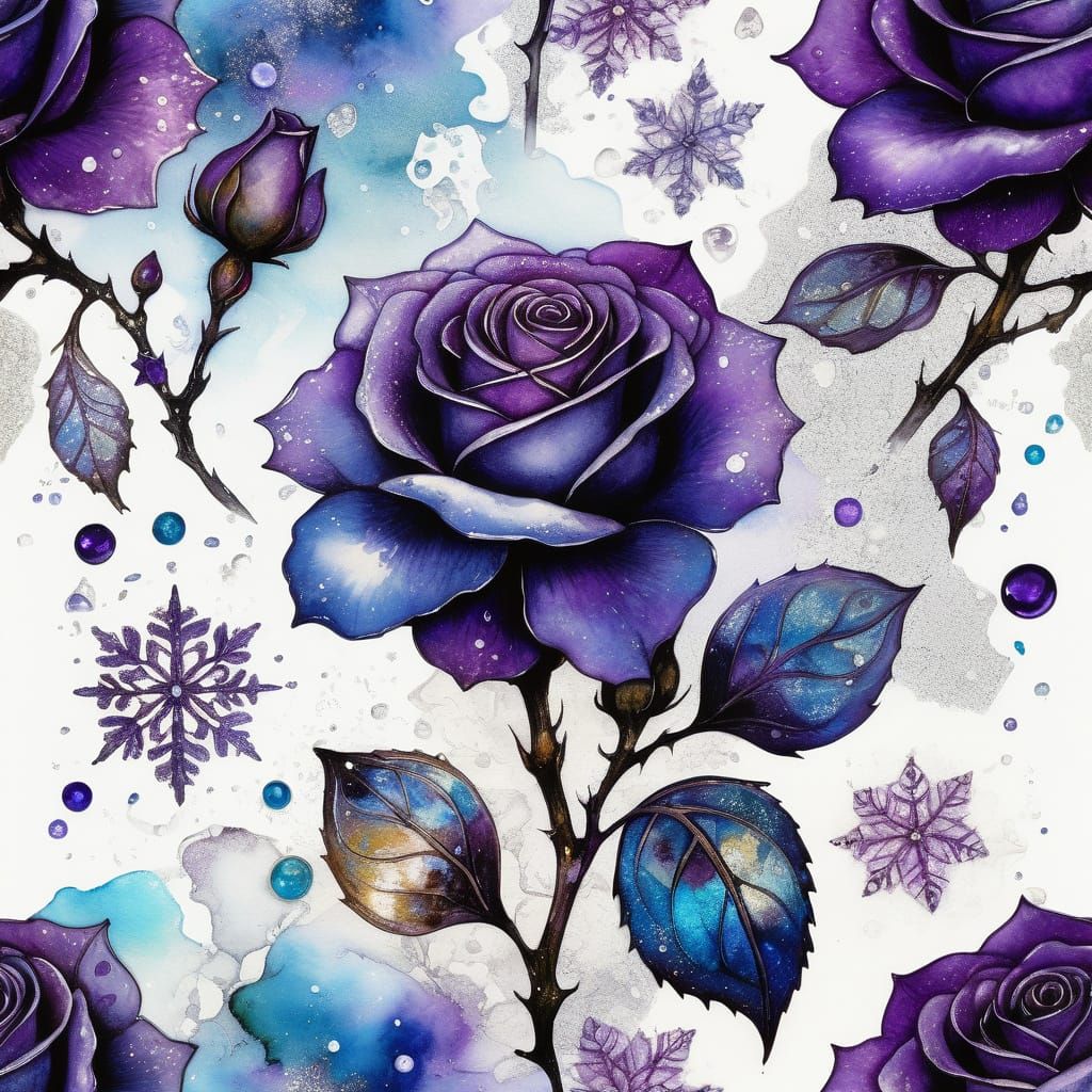 Enchanted Winter Wonderland in Magical-Fantasy Style