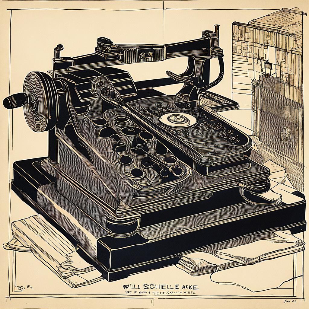 Vintage Technologies Inspired by Schiele and Blake