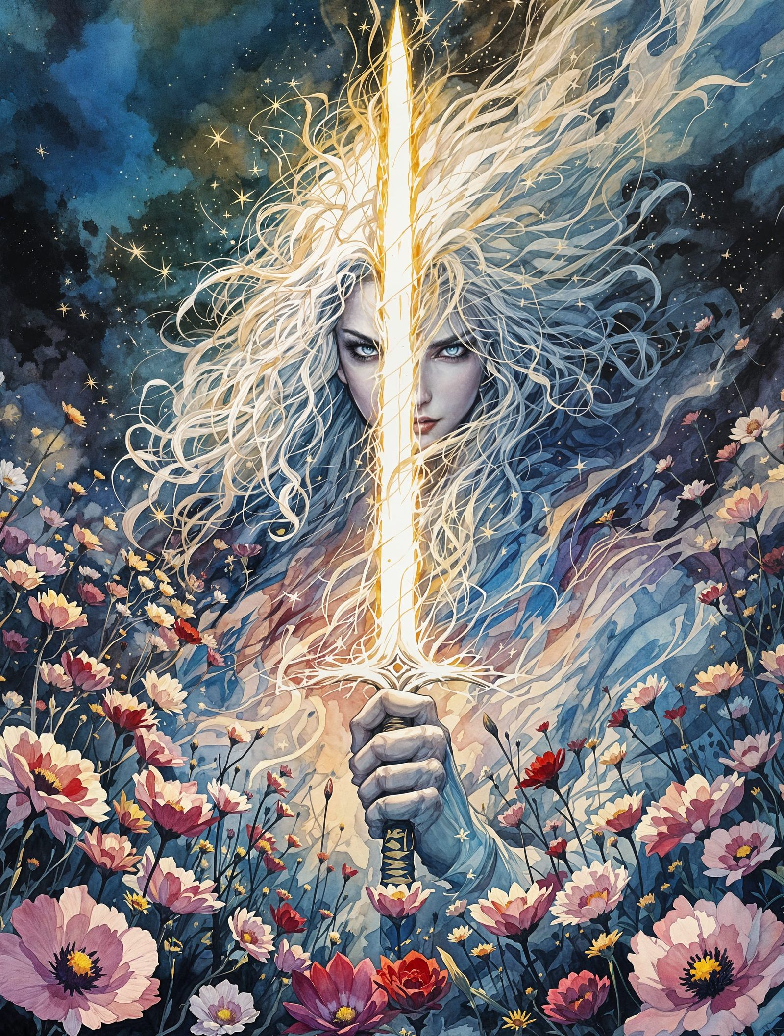 Majestic Griffith in Dark Comic Gothic Style