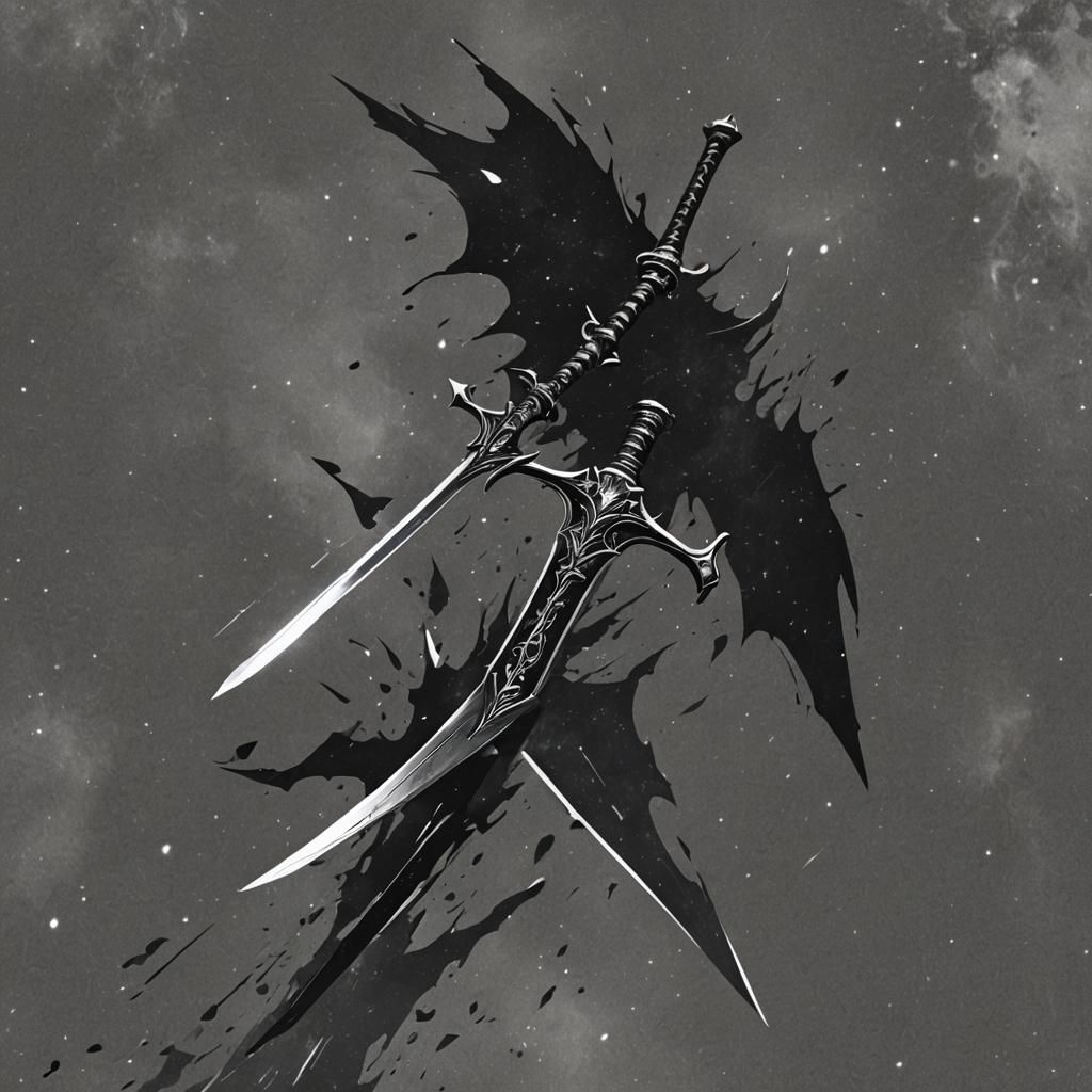 Mystical Dark Knight Sword Transcending Reality