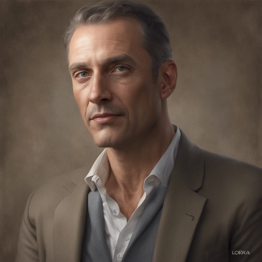 Classic portrait of a man