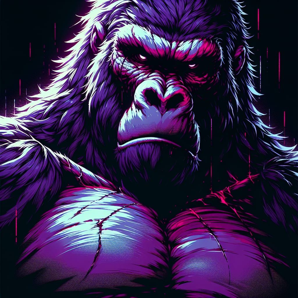 create a light glowing purple and black animated slightly gl...