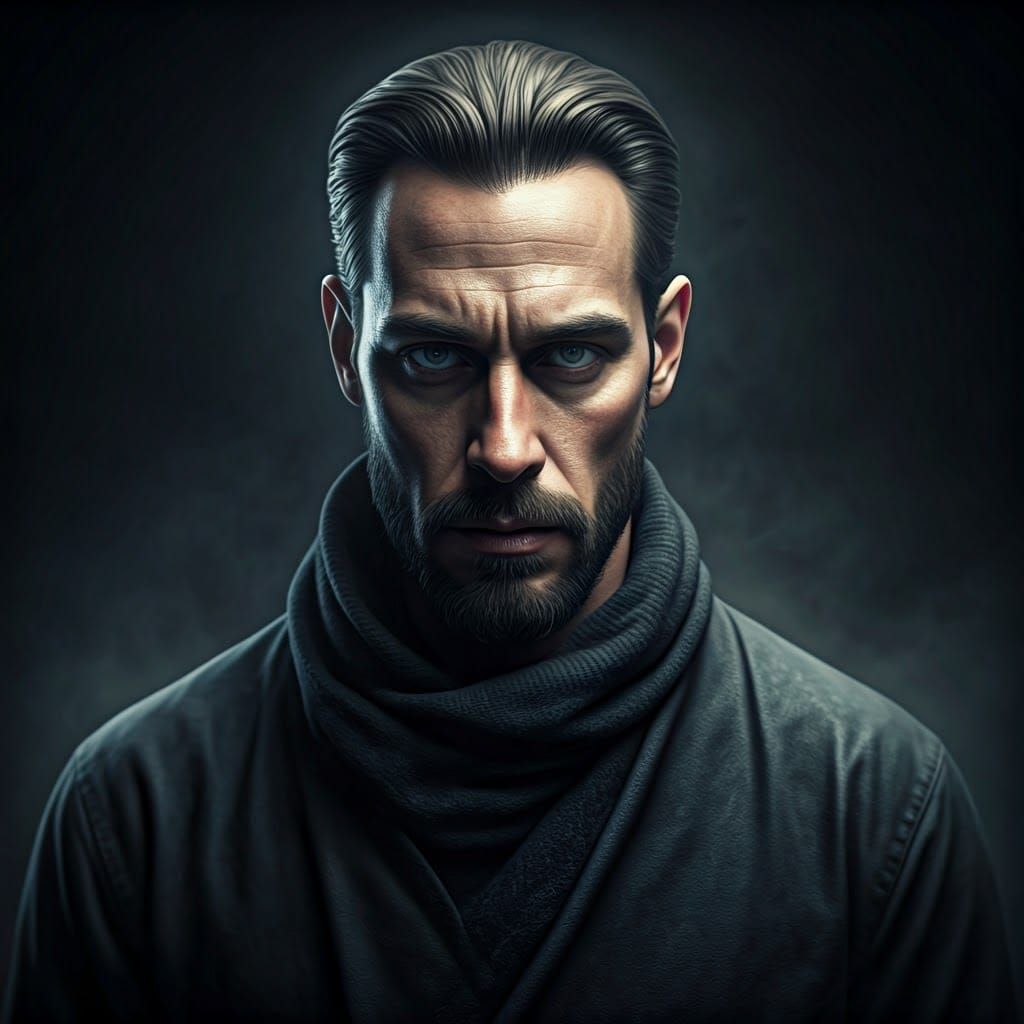 Cinematic Hyperrealistic Image with Moody Atmosphere