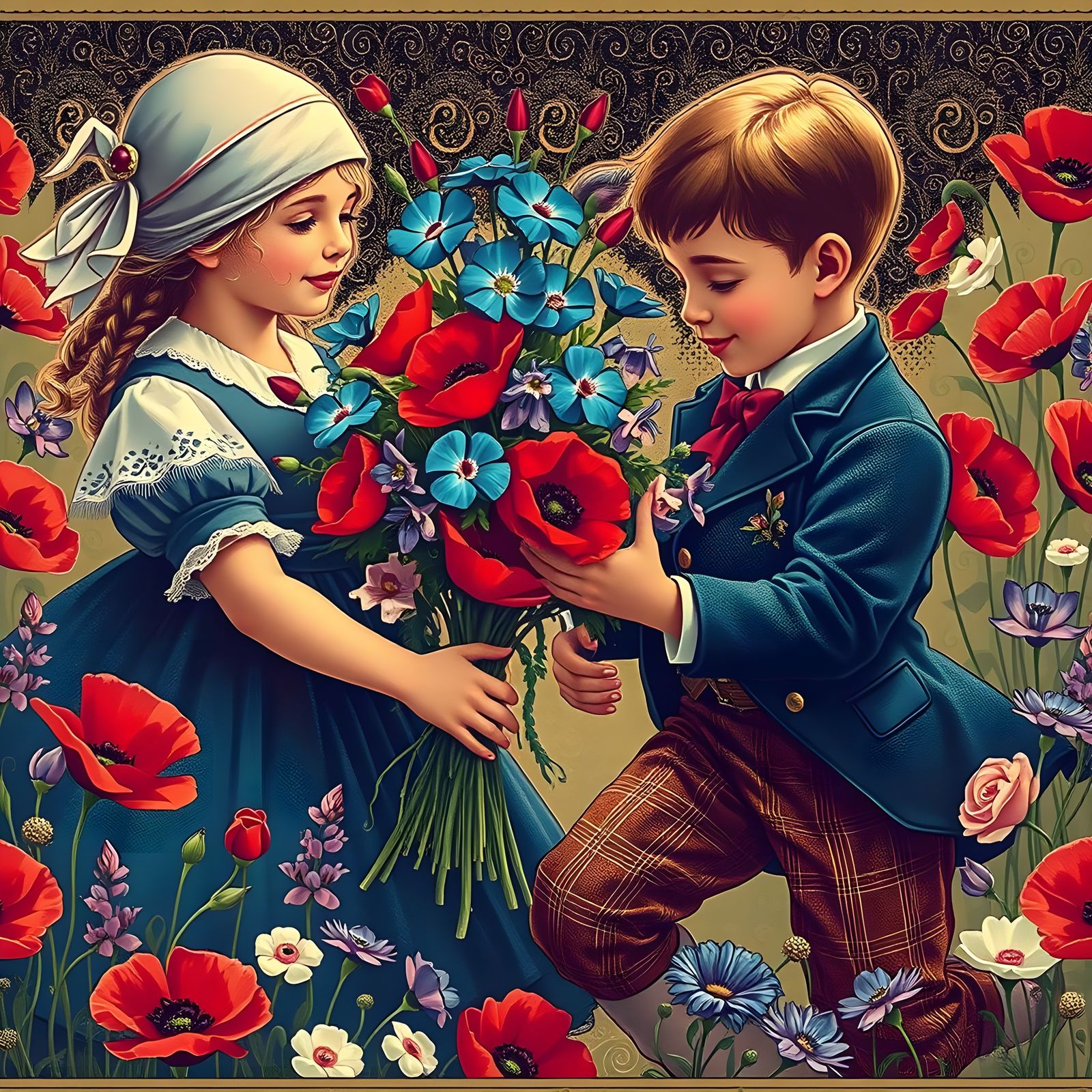 Vintage Valentine's Day Romance in a Maximalist Aesthetic