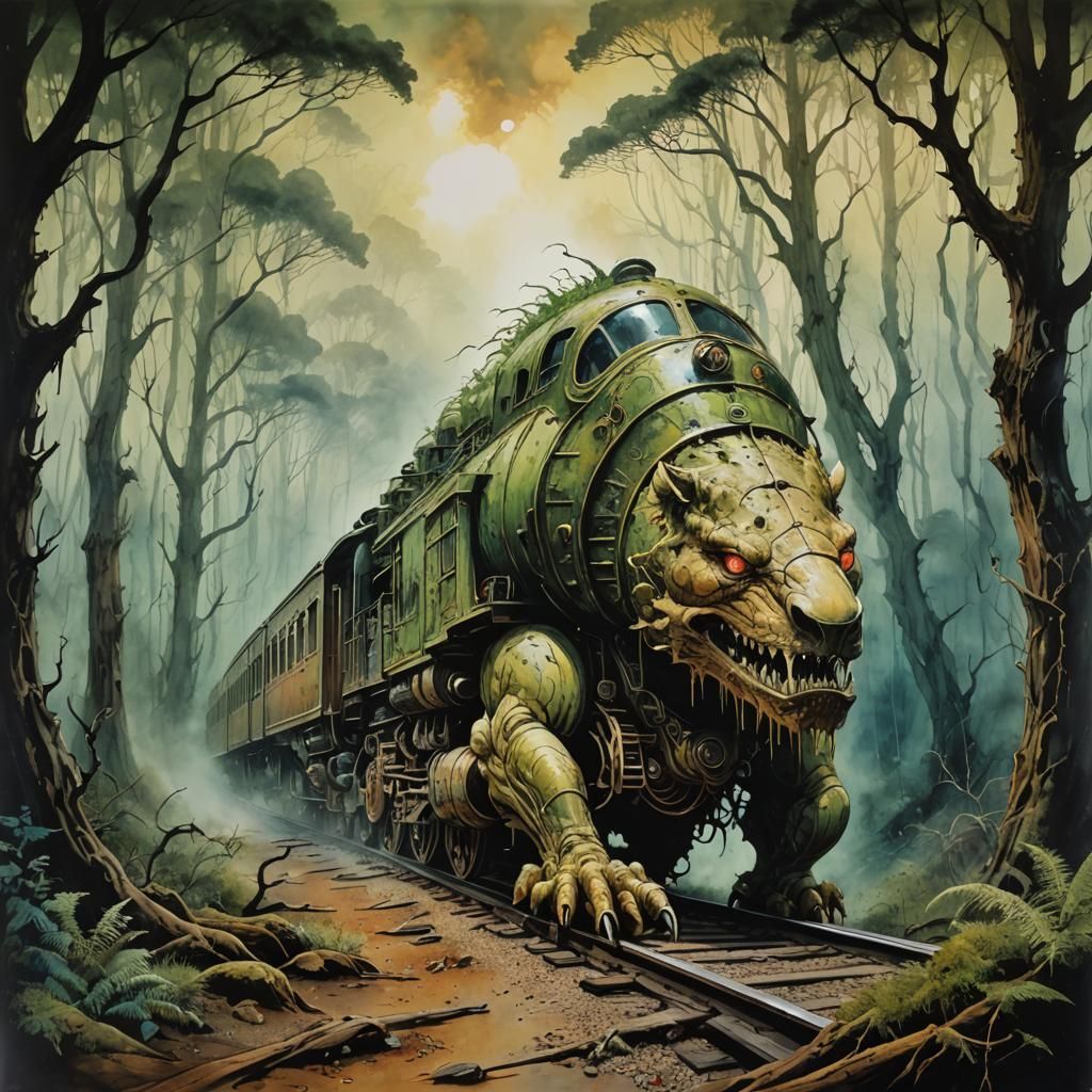 The train beast