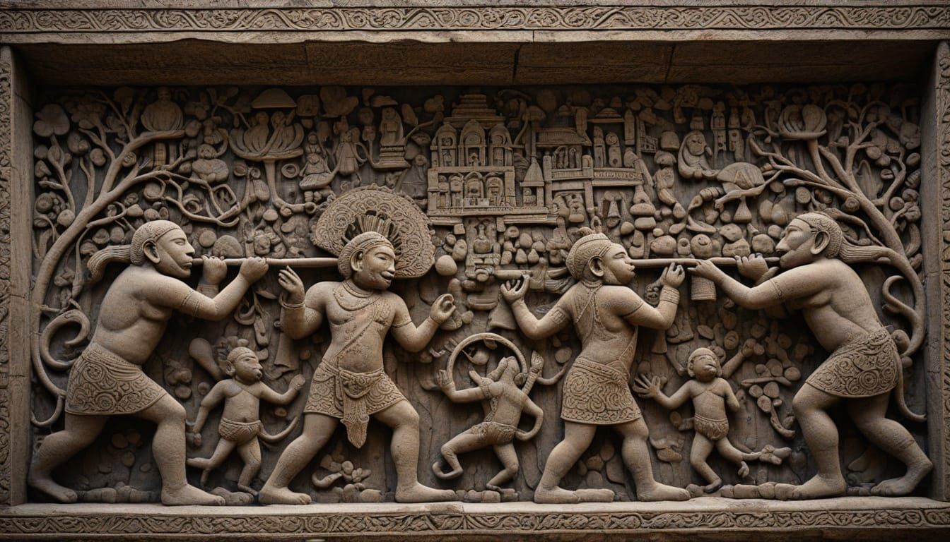 Monkey King in Traditional Indian Rock Art