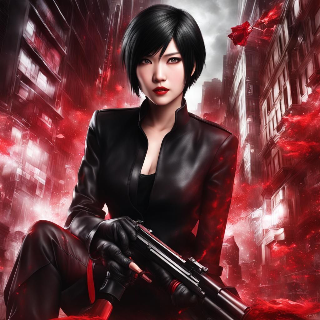 Erotic Photoshoot of Ada Wong's Realistic Face