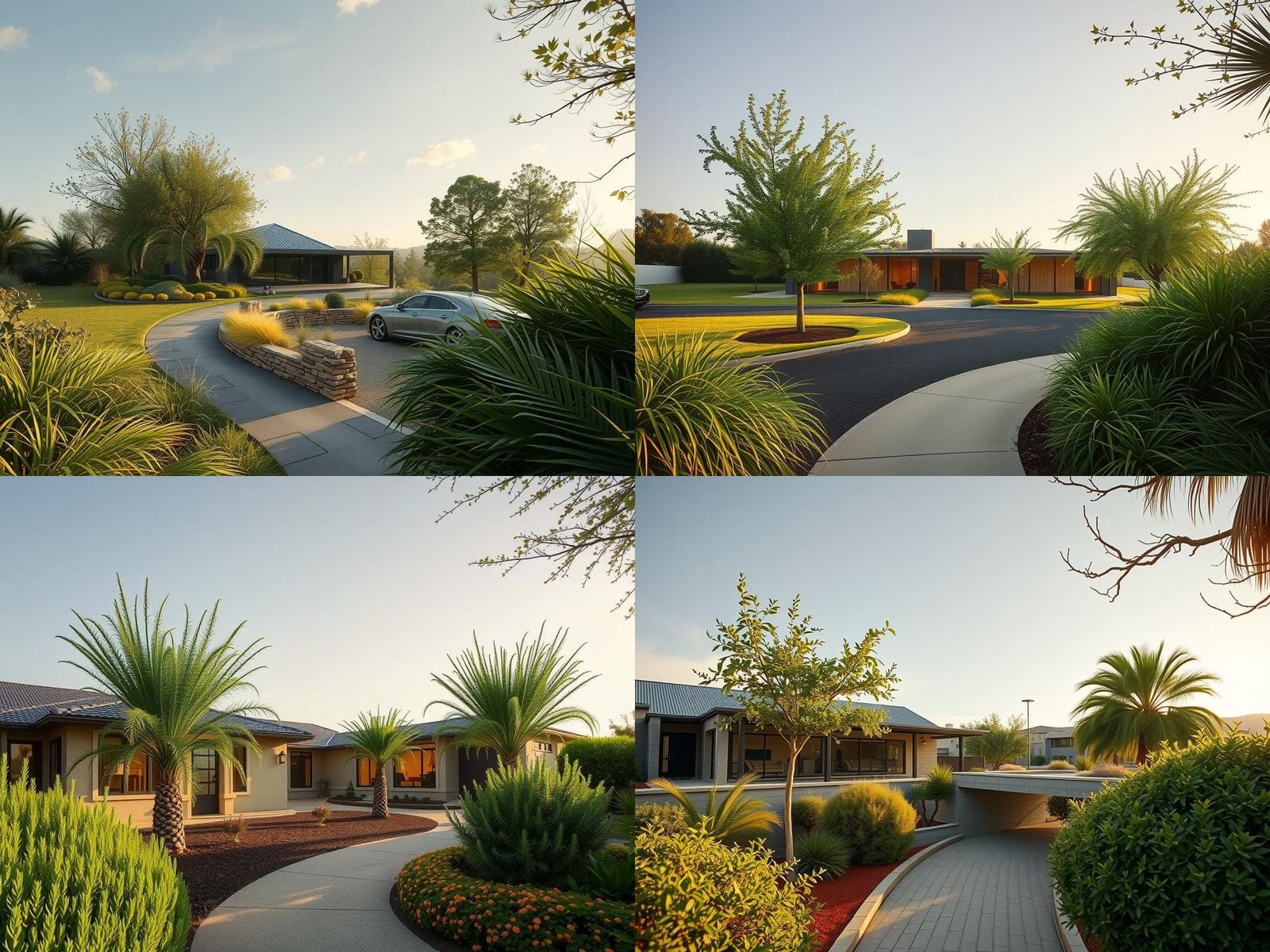 Gabled-Roof Villa: Cinematic Film Still