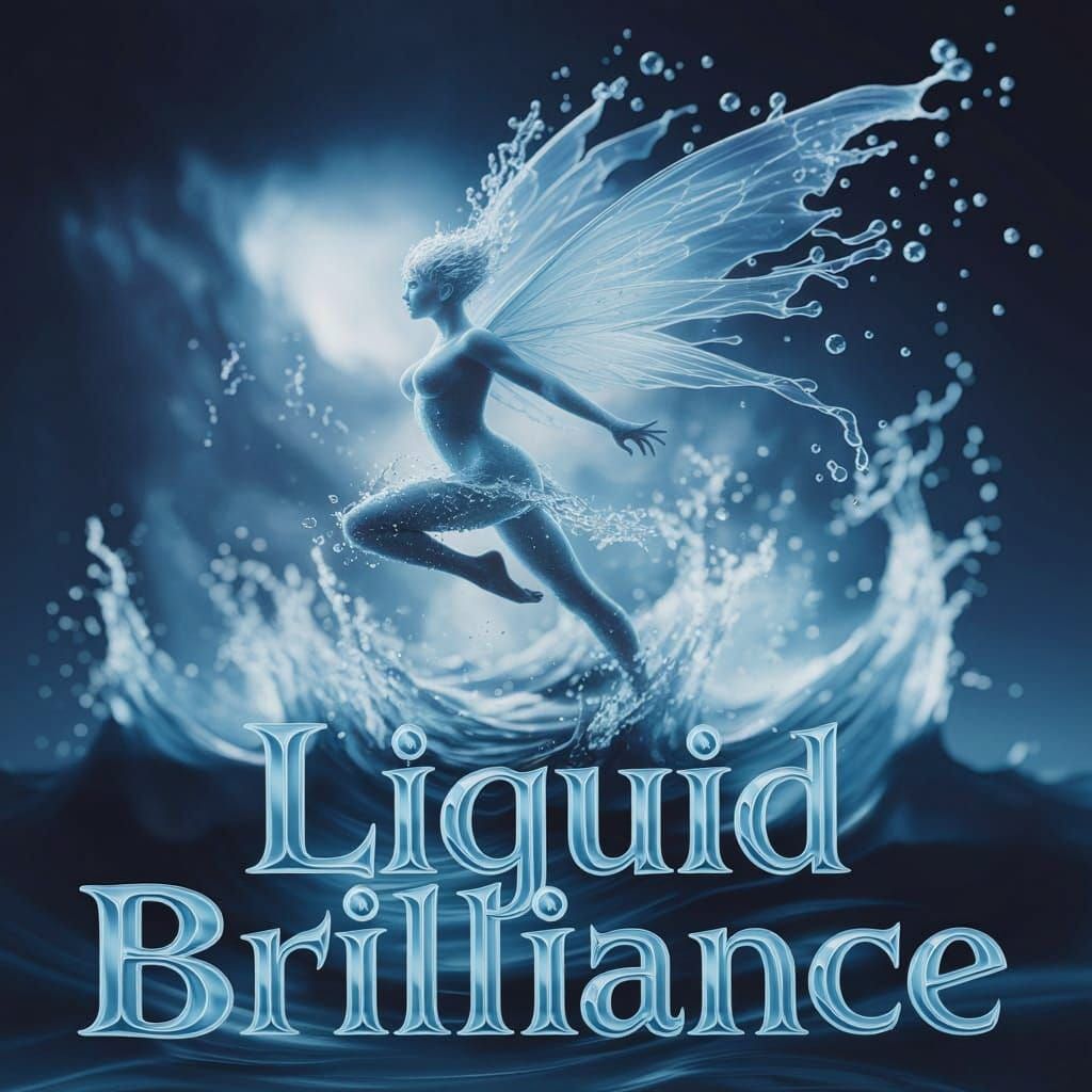 Change text to "Liquid Brilliance"