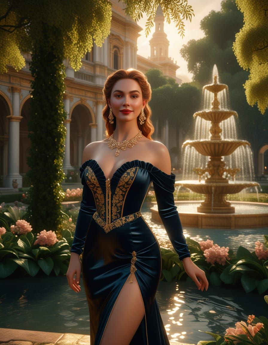 Baroque Beauty in Springtime Splendor