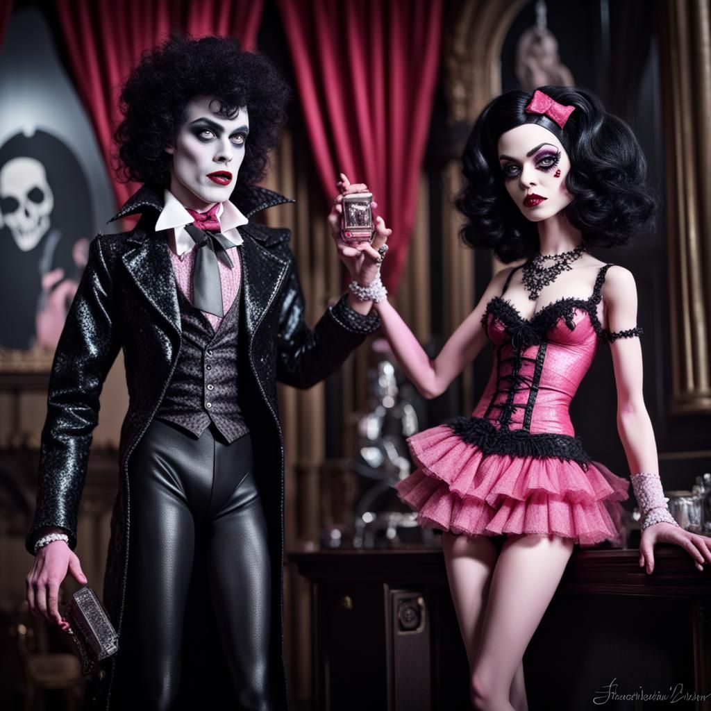 rocky horror picture show Dr Frank-N-Furter and Monster High Draculaura