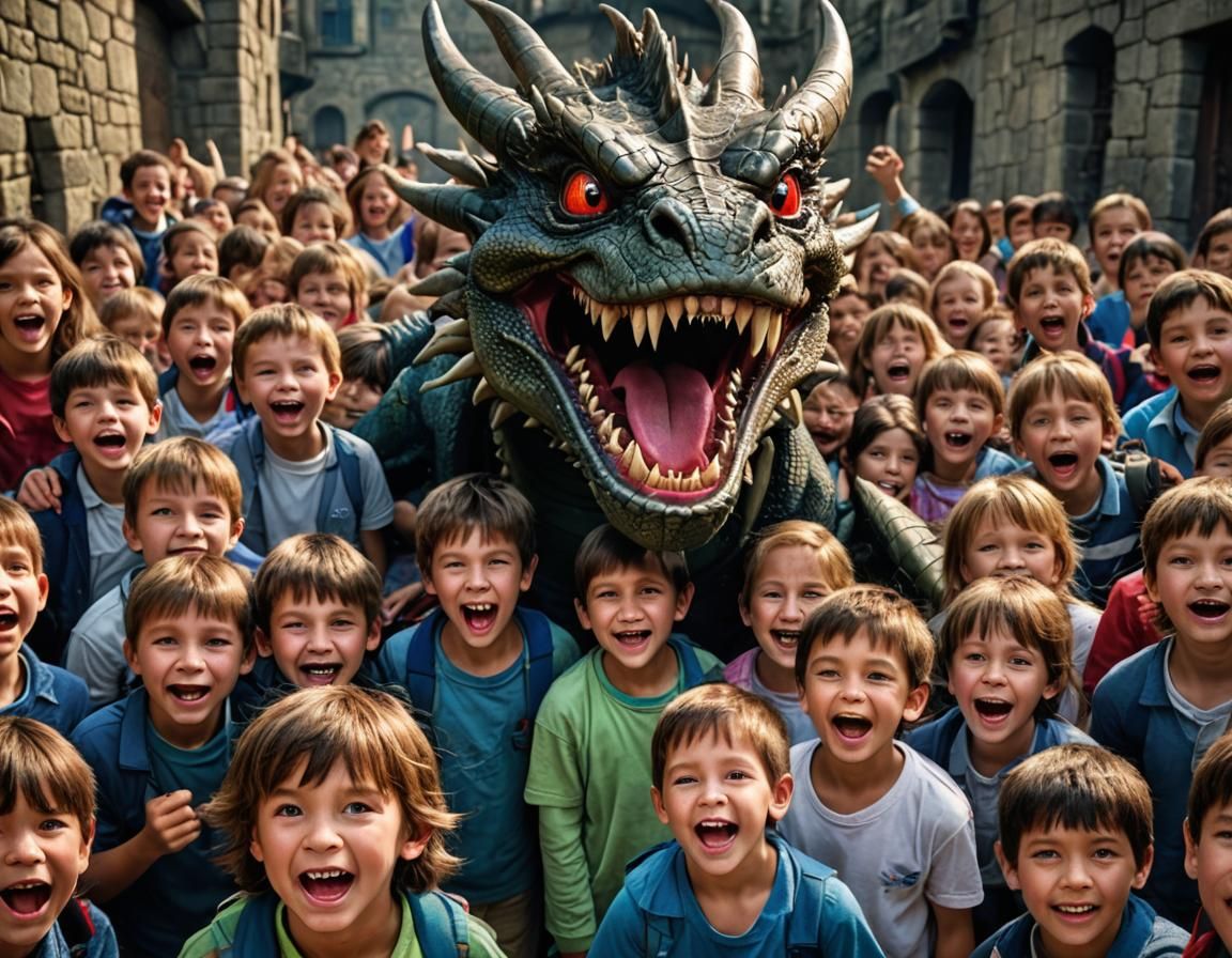 School trip - Photobomb