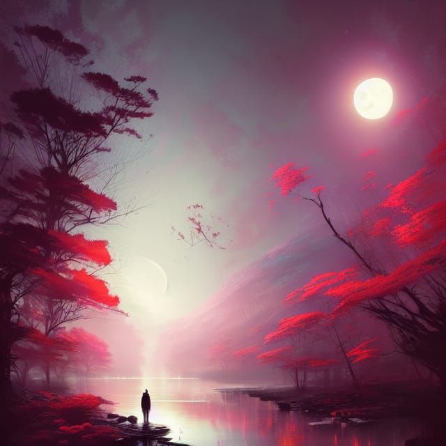 Hyperrealistic Landscape Art in Digital Style