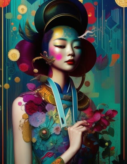 Aesthetic Expression of Perfection in Digital Art