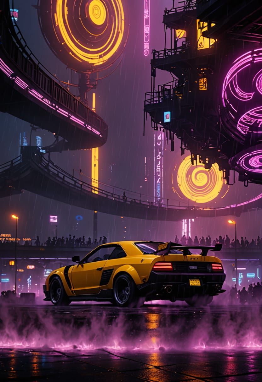Cyberpunk Masterpiece: Stepping into Neon Eternity