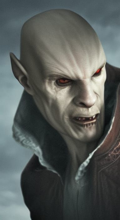 Eerie Strigoi Illustration