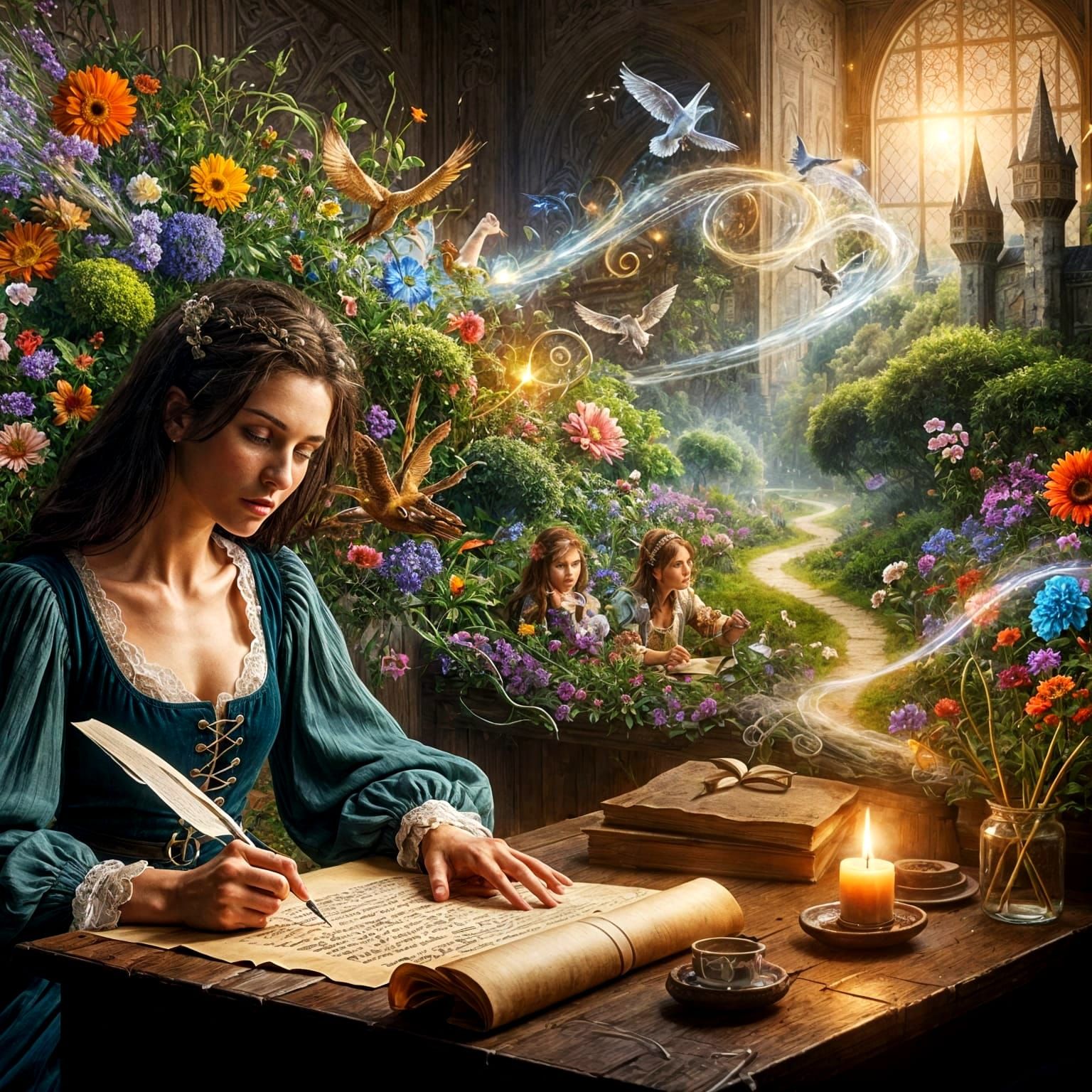 Creating worlds in writing