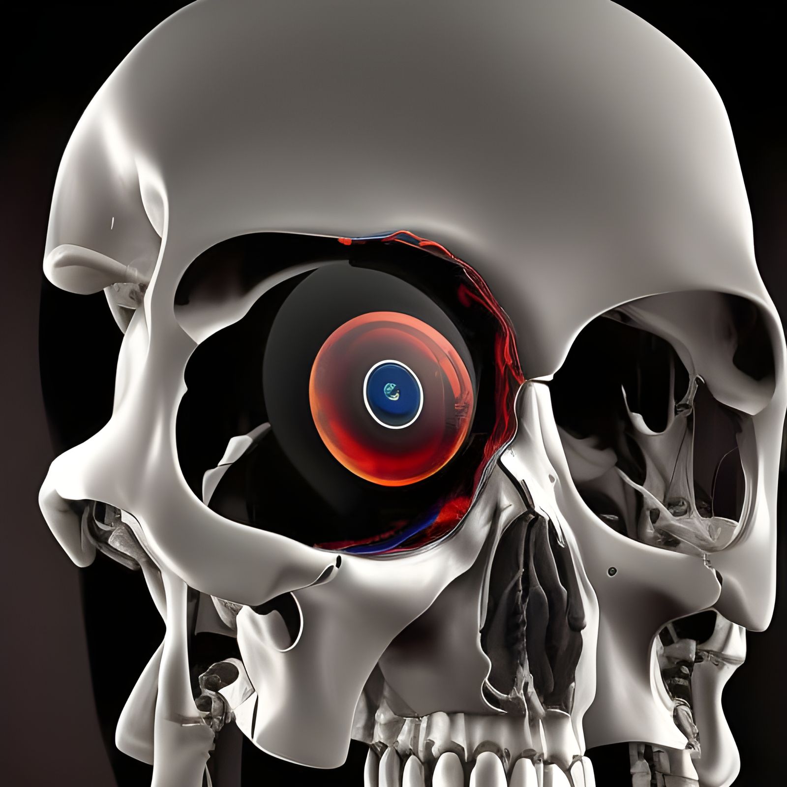 HAL 9000 skull