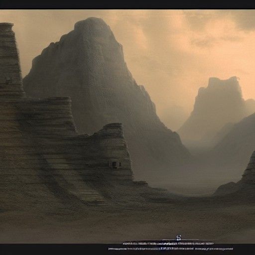 Detailed Matte Painting of Prime Numbers