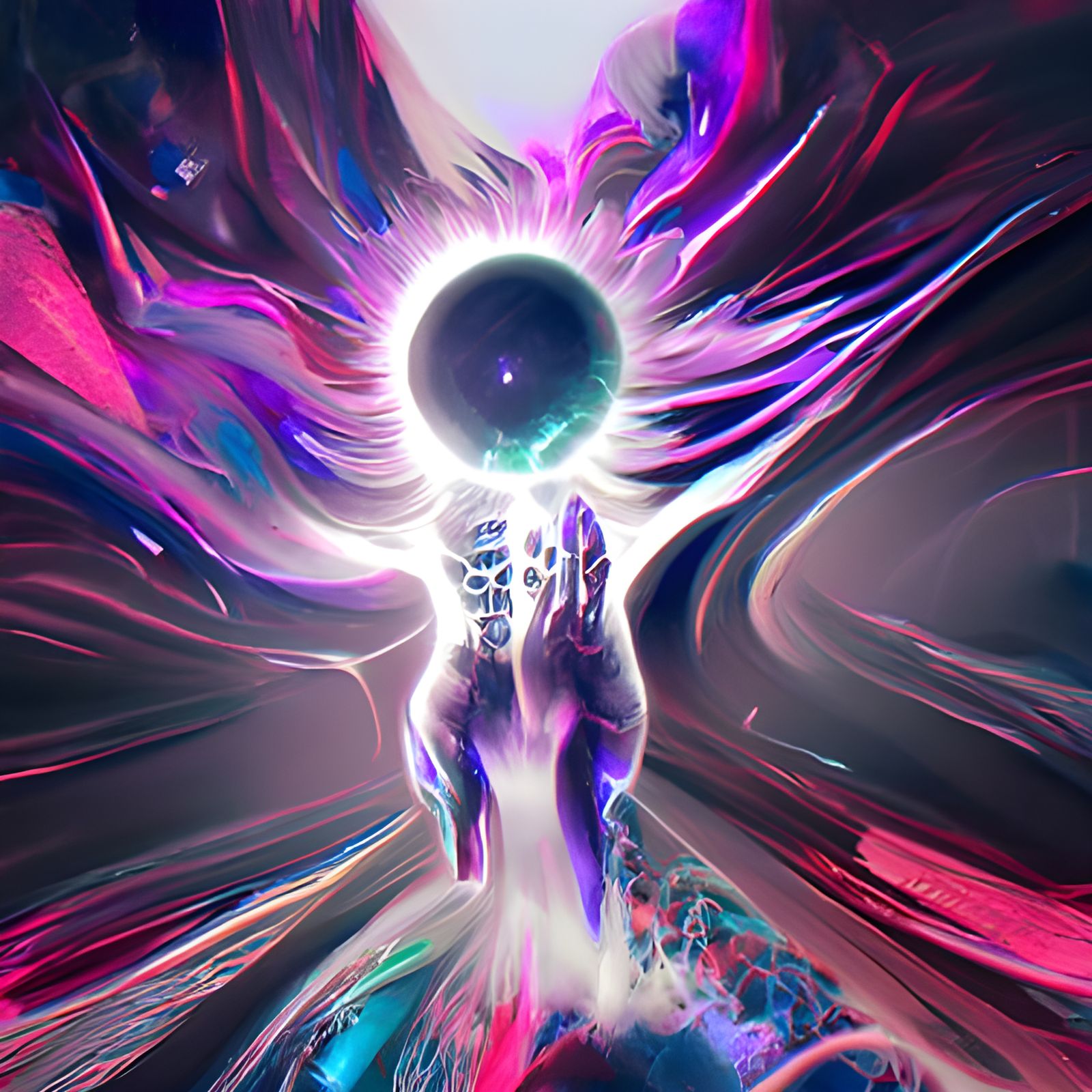 Psychic Energy Explosion: A Cel-Shaded Soul's Journey