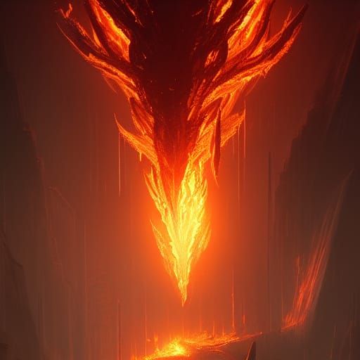 Dark Fantasy Nest of Evil in Volumetric Lighting