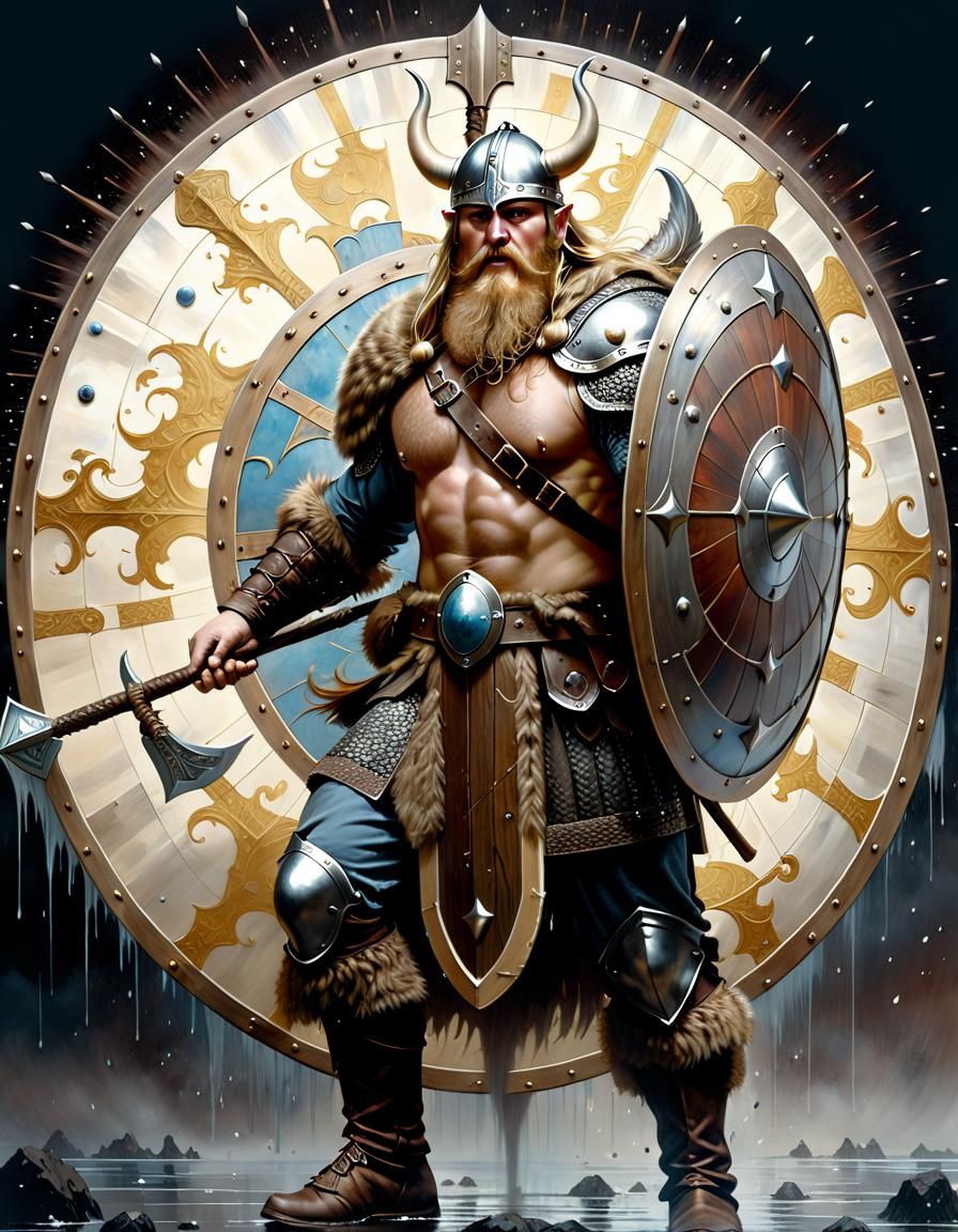 Vikings in Cosmic Horror Fantasy Style