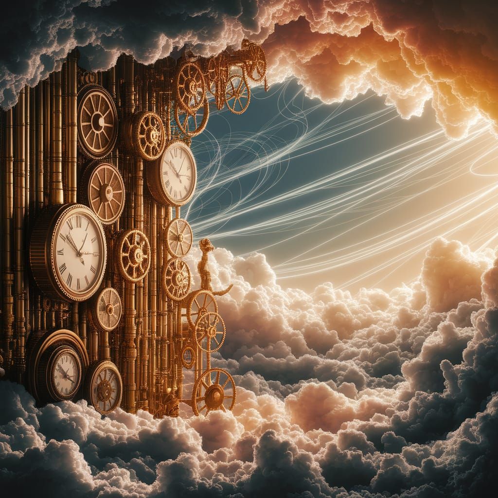 Steampunk Matrix in Heavenly Sunshine