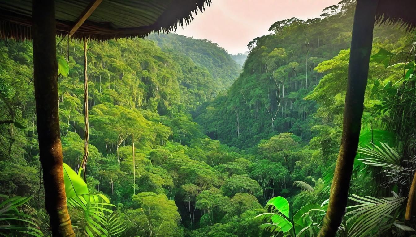 Beautiful Jungle View: An AI Generated Landscape