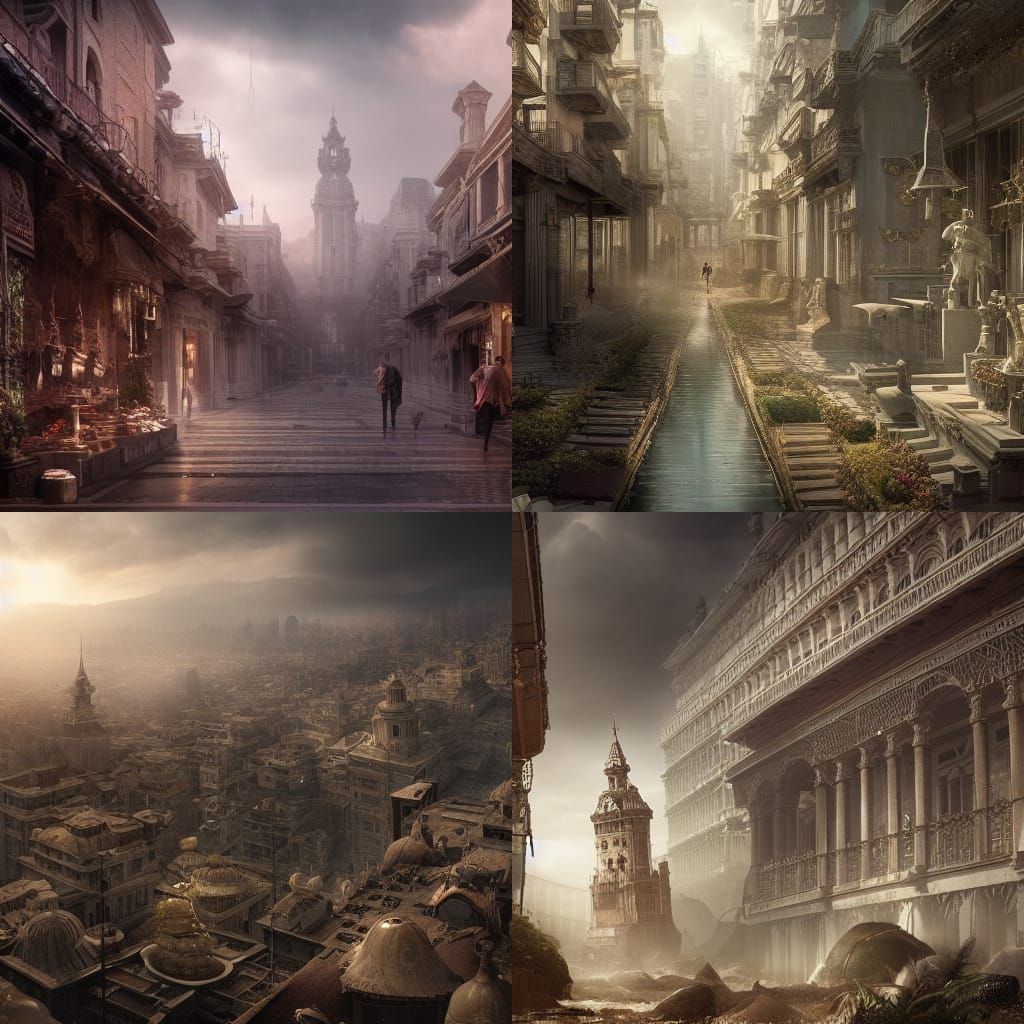 Epic Digital Painting of Sucre