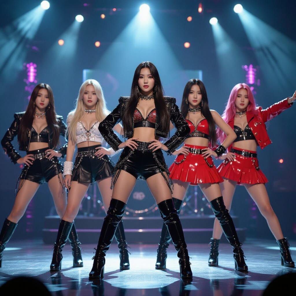 K-Pop Group Debut Performance: Girl Crush Concept