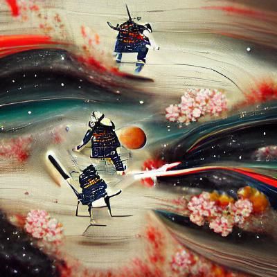 Samurai Astronauts Battle in a Galaxy