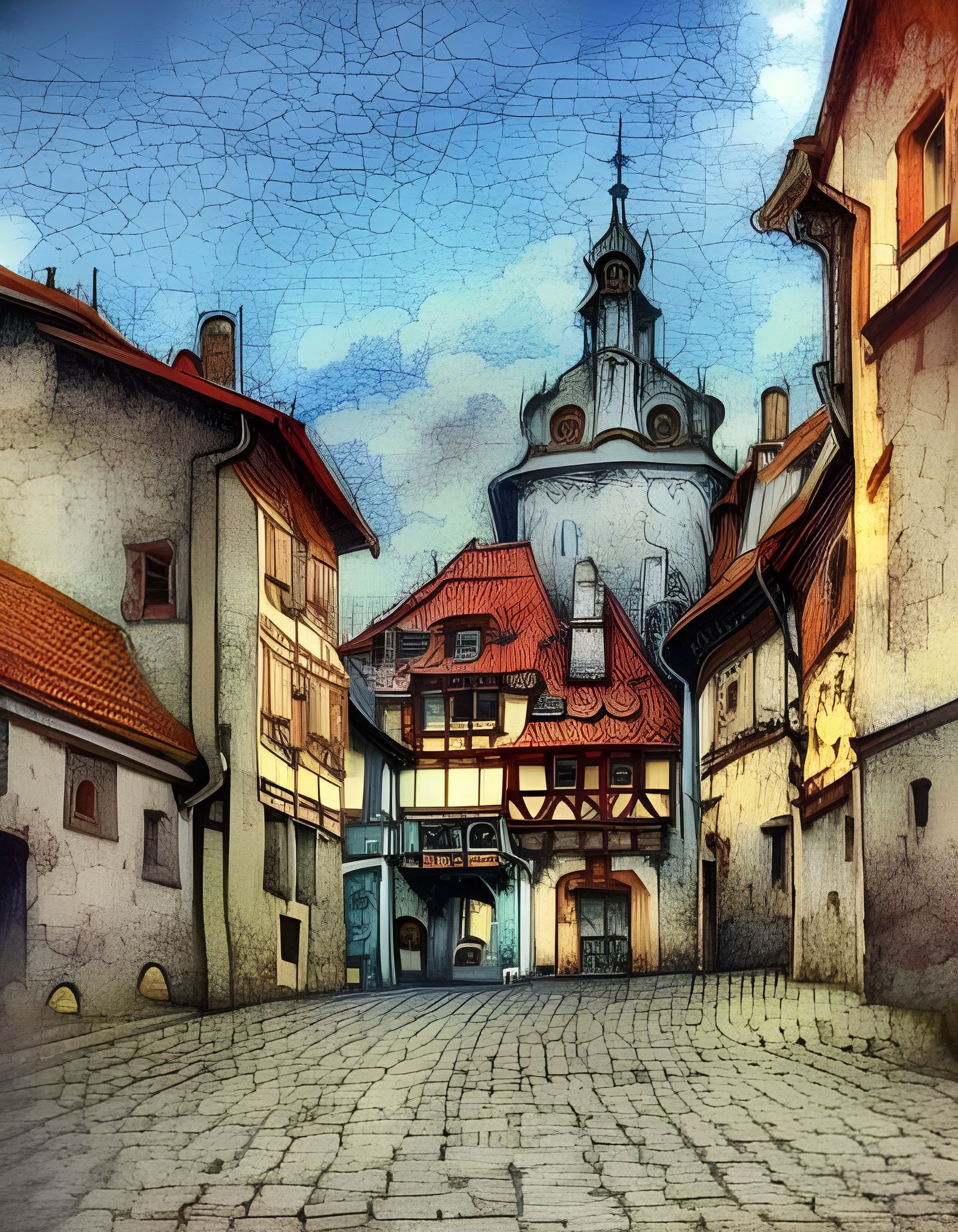 City Landscapes #16 Bavarian village