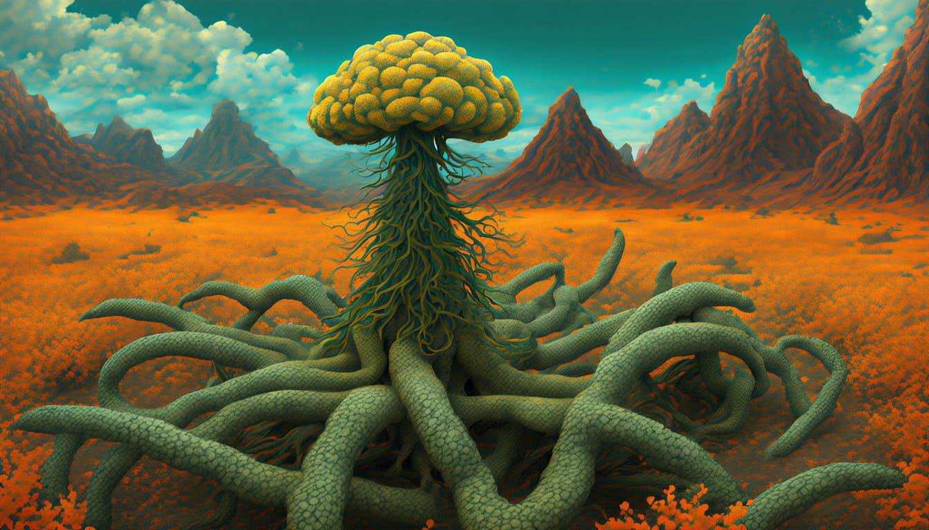 LYSIMACHIA NUMMULARIA AUREA HYBRID - DYSTOPIAN LANDSCAPE