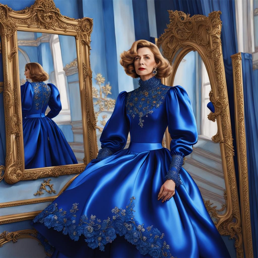 Satin Wonderland Inspired by Boticelli's Primavera