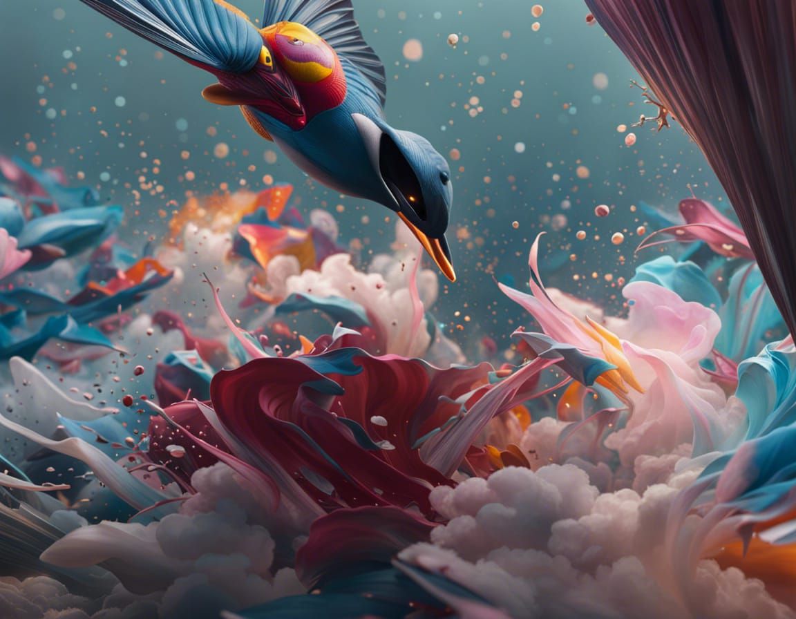 Hyperrealistic Portrait in Vibrant Color Depth