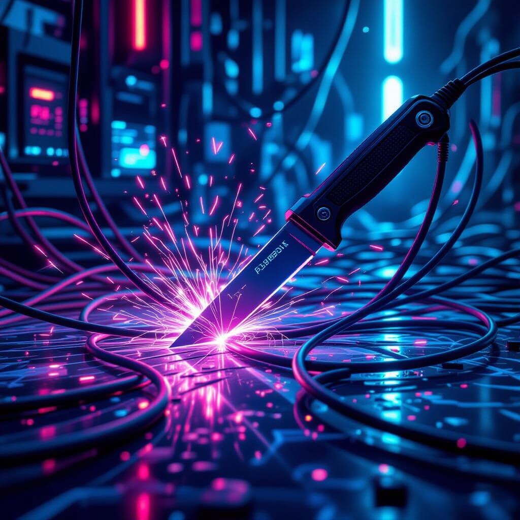 Surgical Knife Separates Cable Chaos into Order