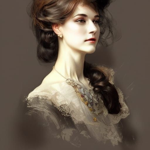 1920s Aristocrat Portrait in Artgerm Style