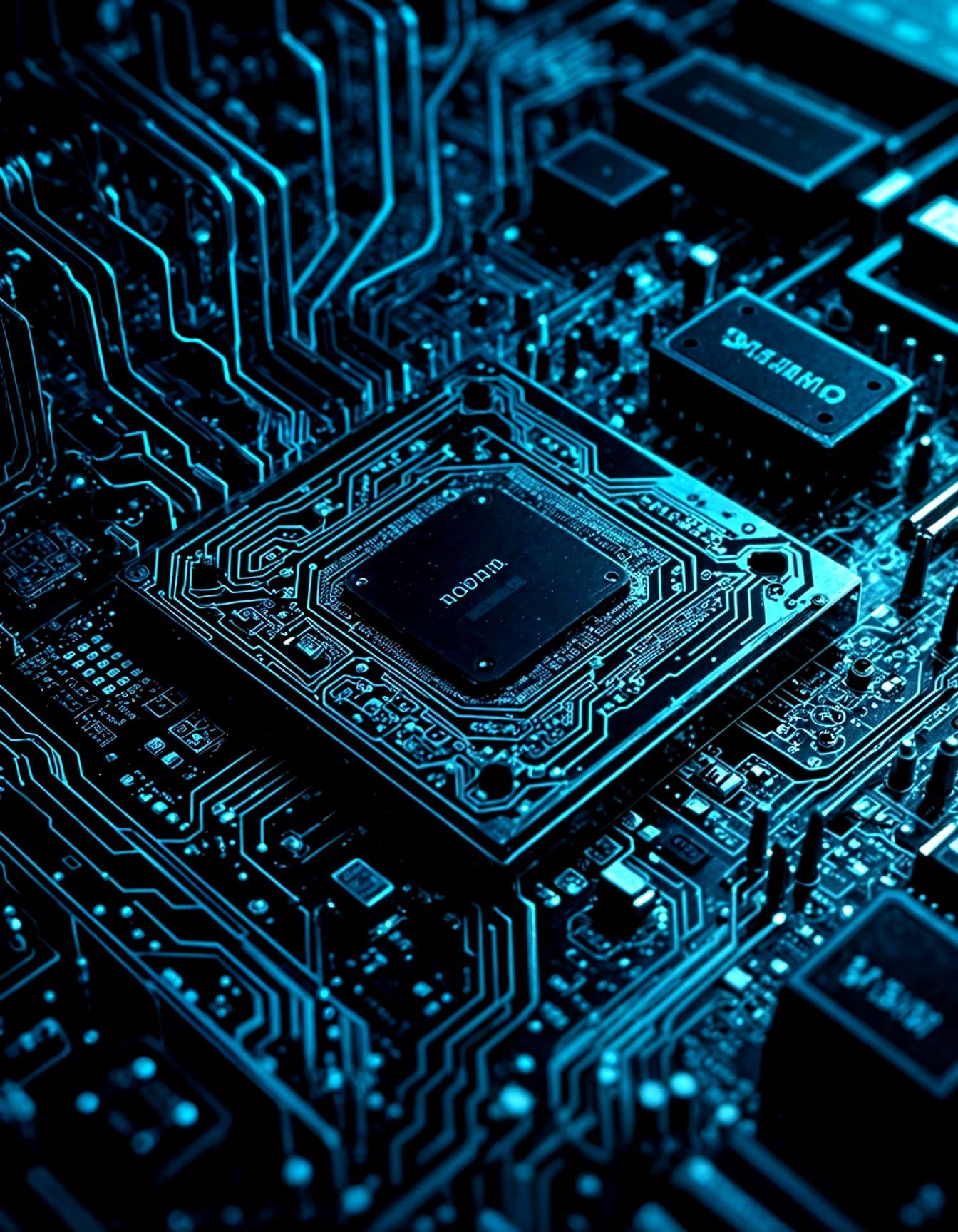 Electronic Chaos in Neon Splatter